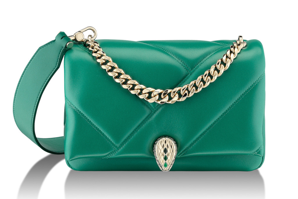 bvlgari serpenti bag green