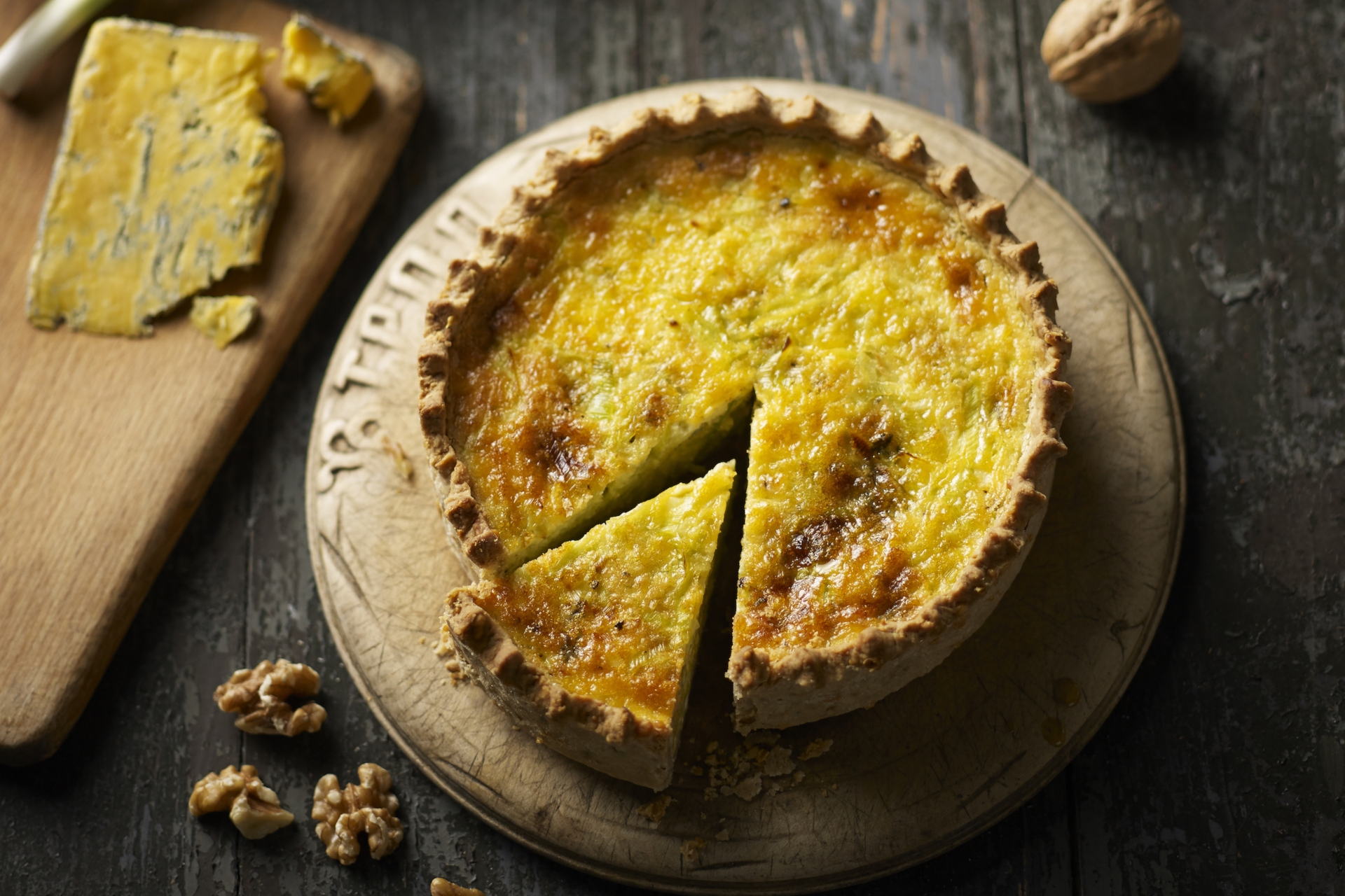 Betty's Leek & Harrogate Blue Cheese Tart