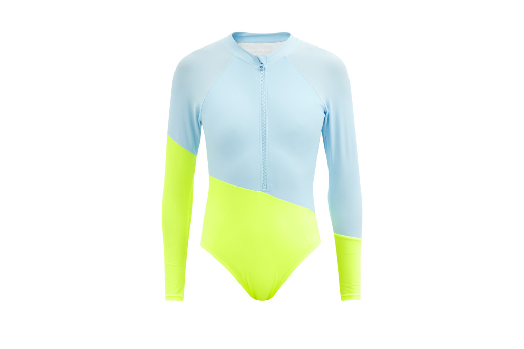 Cynthia Rowley - blue and green bodysuit