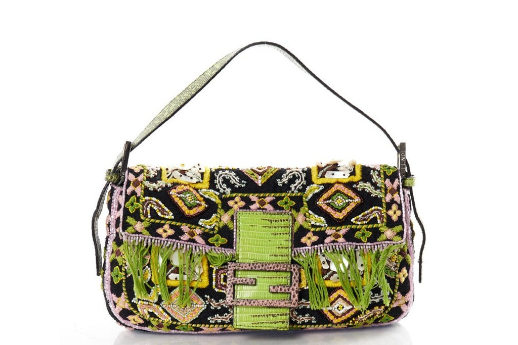 Embroidered handbag