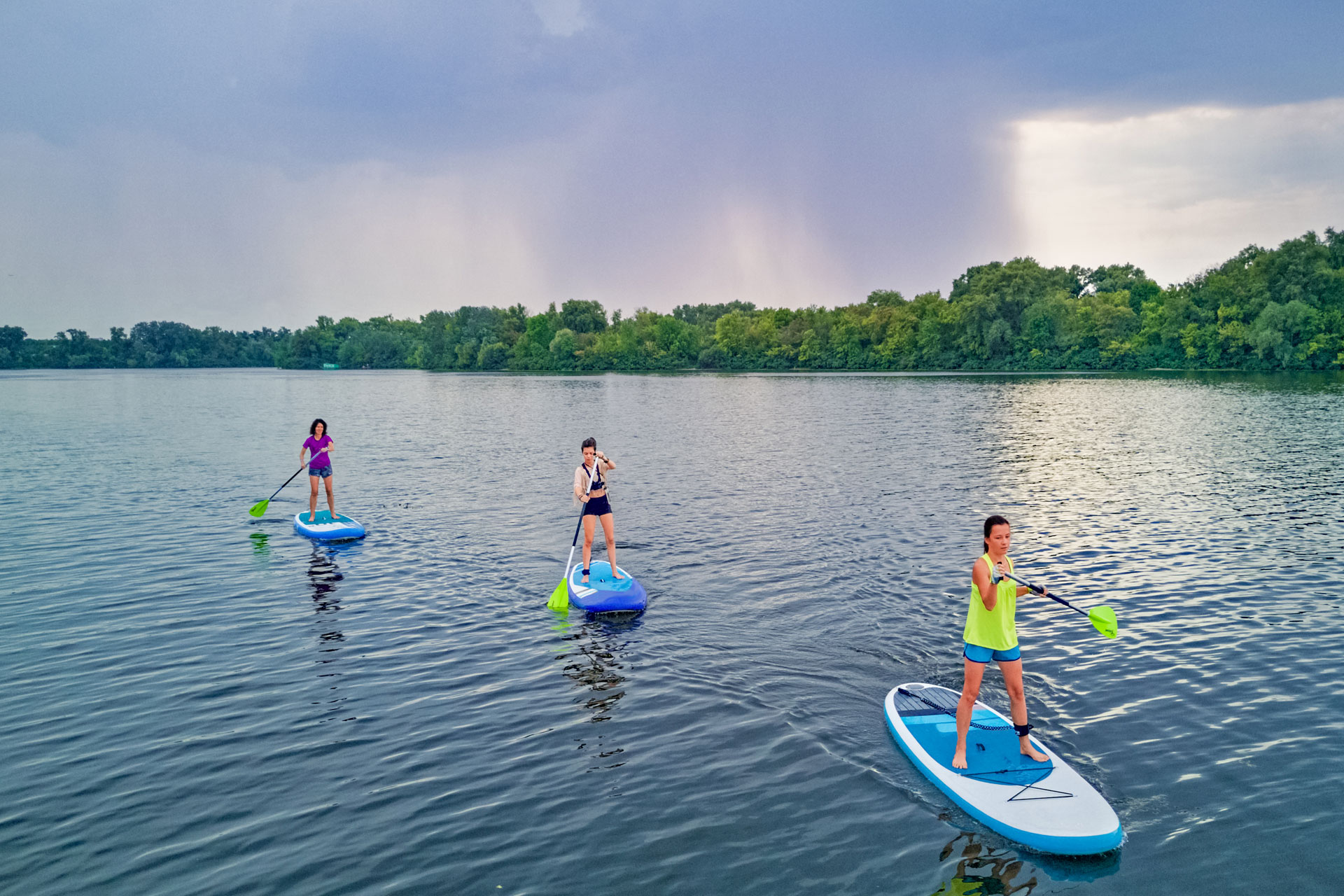 Stand up paddleboarding