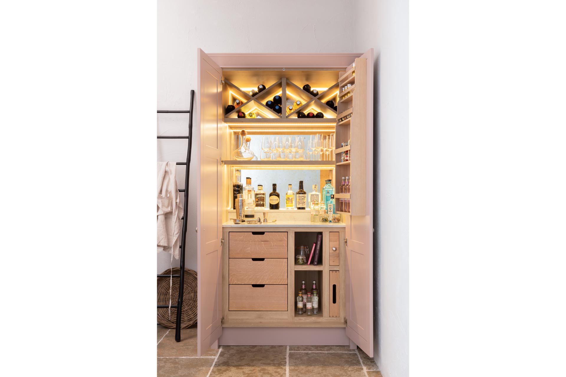 Life Kitchens Gin Cabinet
