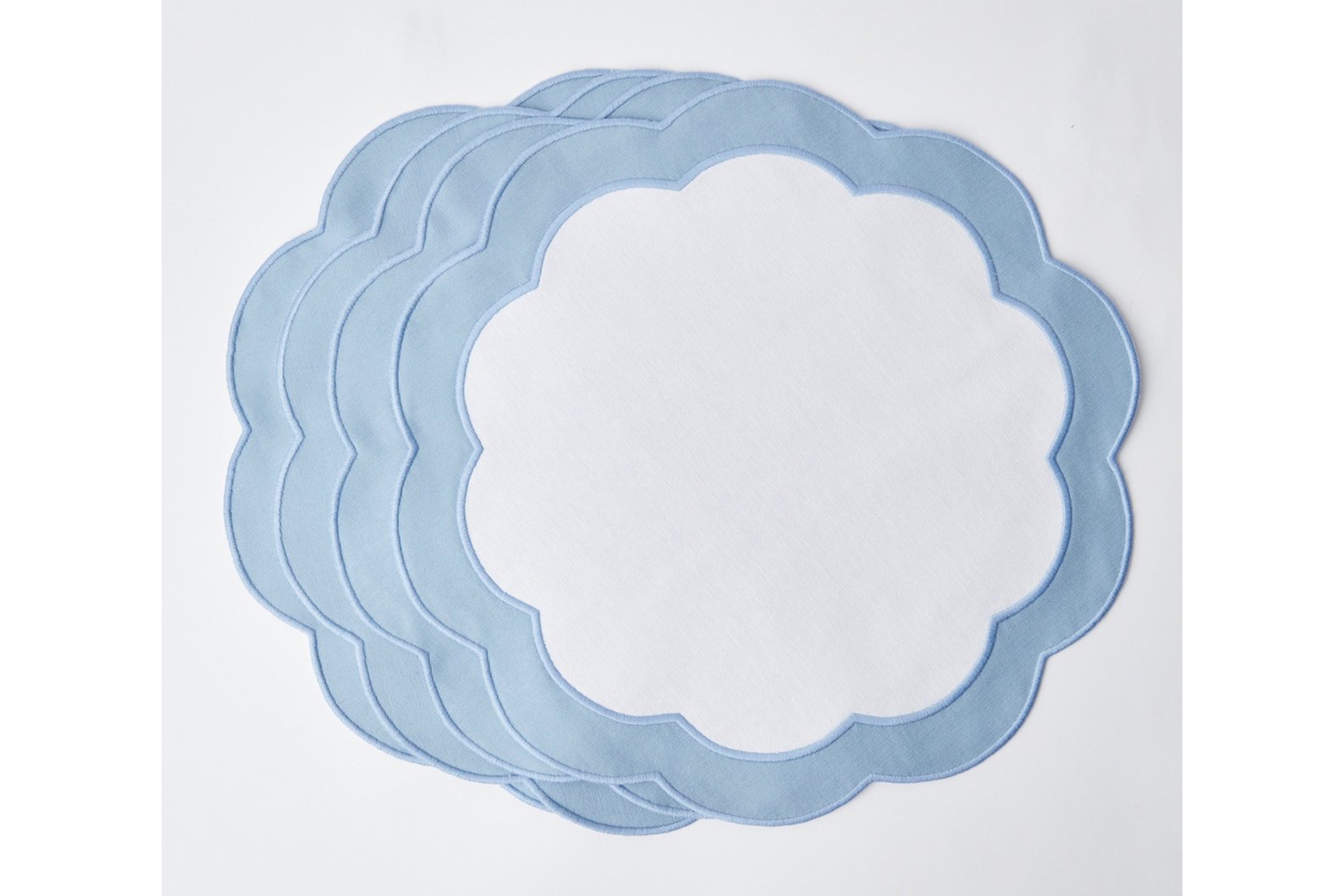Mrs Alice scallop placemats