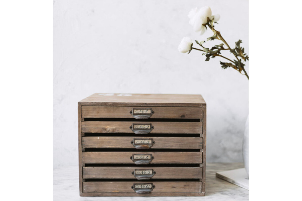 Silver Mushroom Drawers