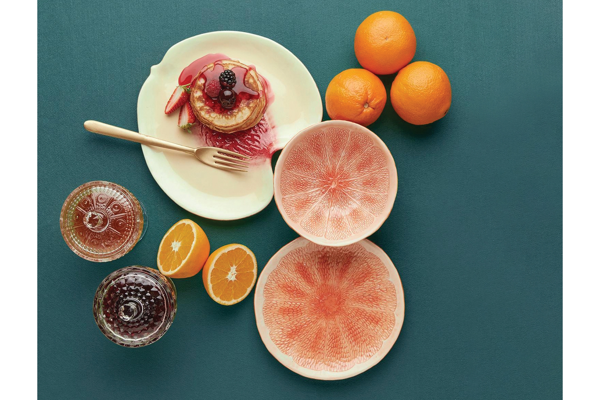 The Houseful fruit plates