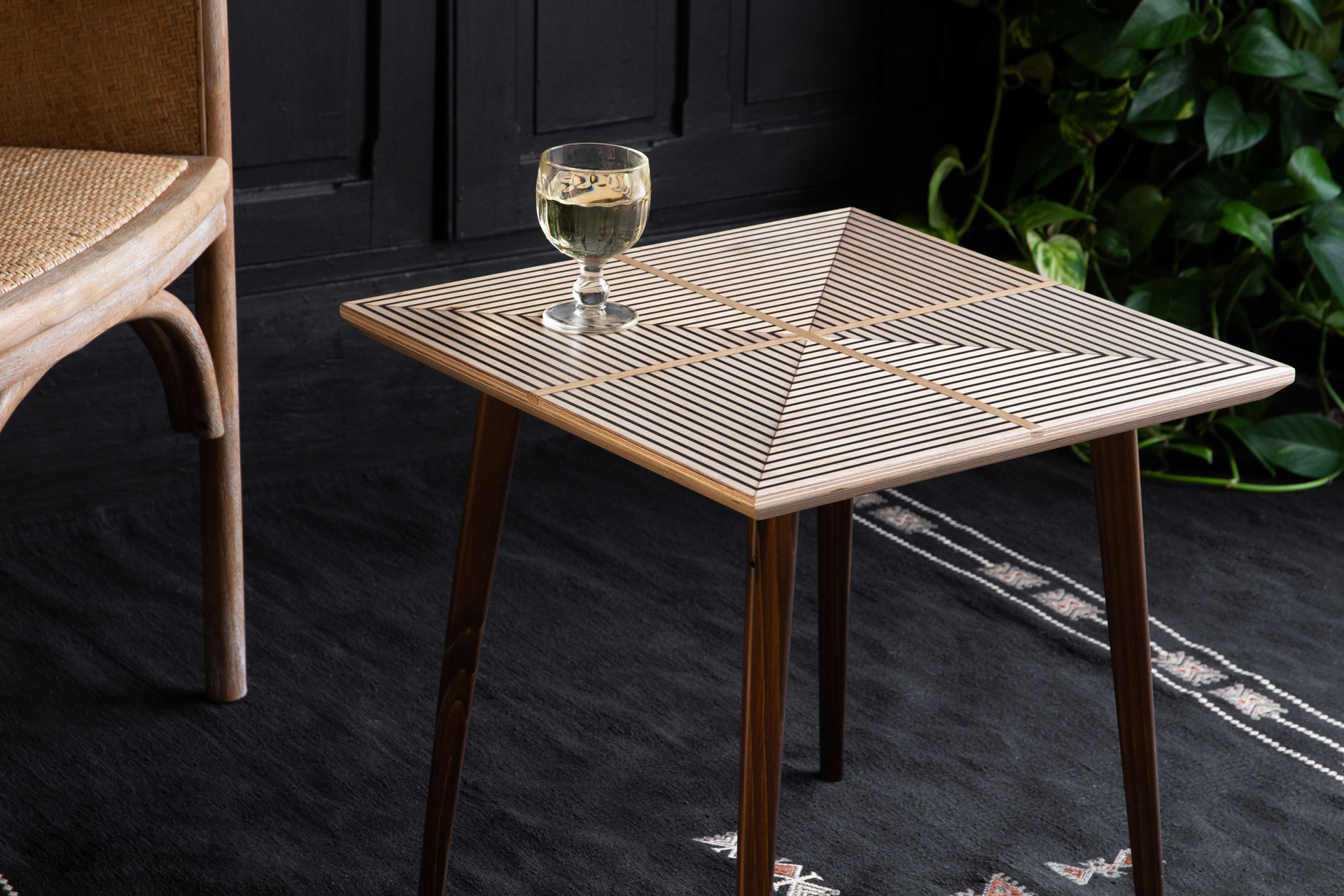 Sustainable Luxury List - Rockett St George Sustainable Square Side Table