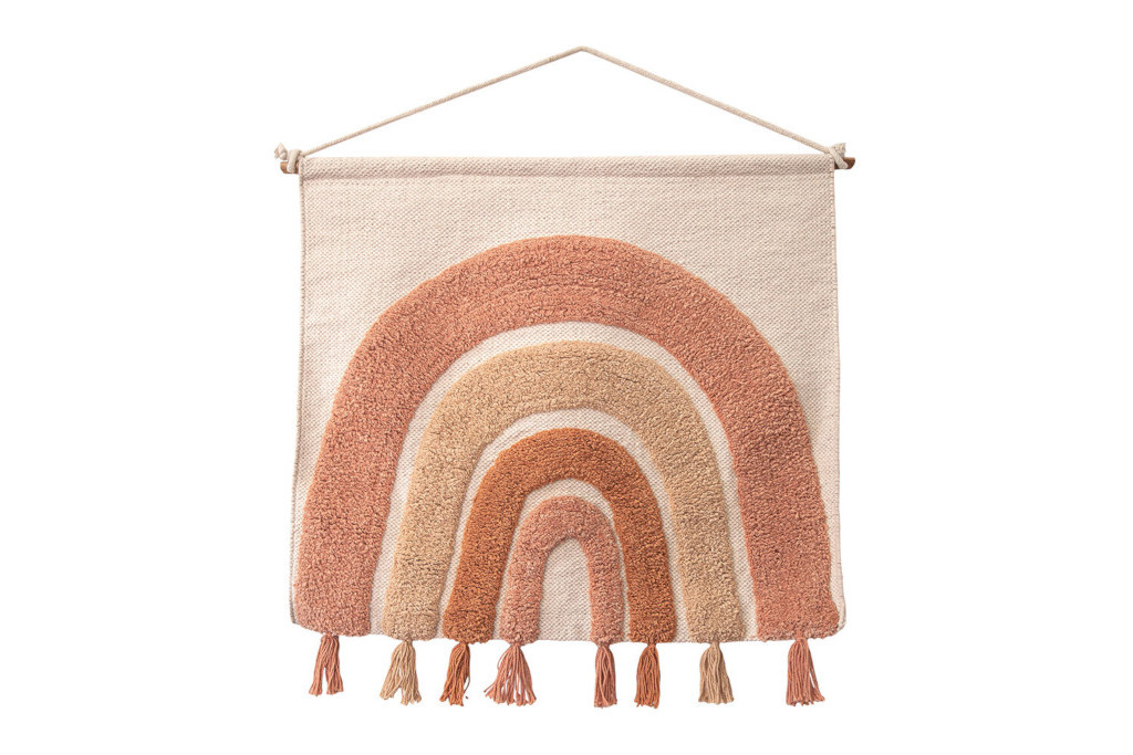 Interiors Trend, Tufting - A La Rainbow Tufted Wall Decoration