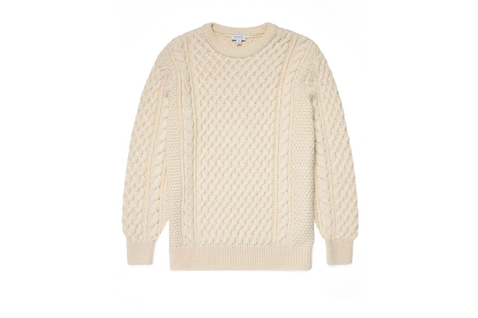 Sunspel Merino Cable Jumper