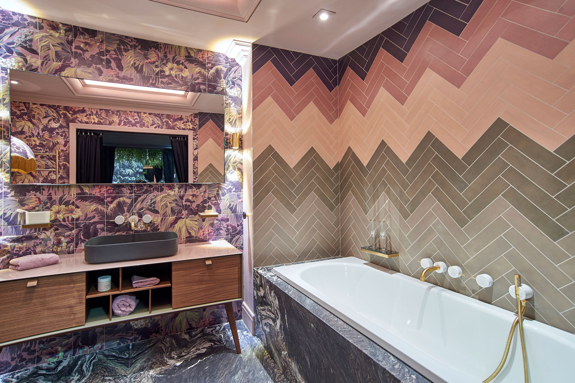How To Give Your Bathroom a Maximalist Makeover