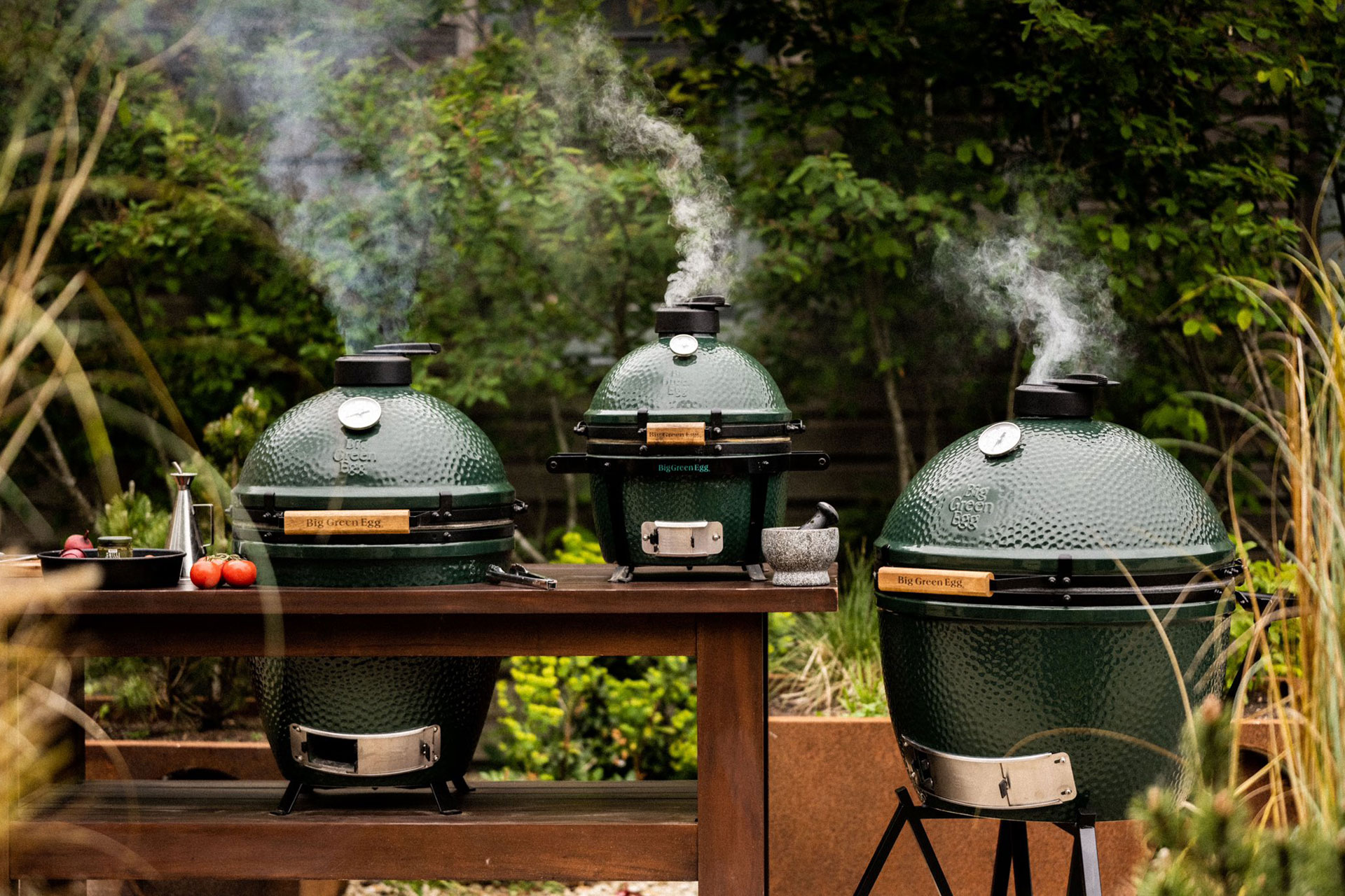 Three Green Egg Barbeques for Summer 2022