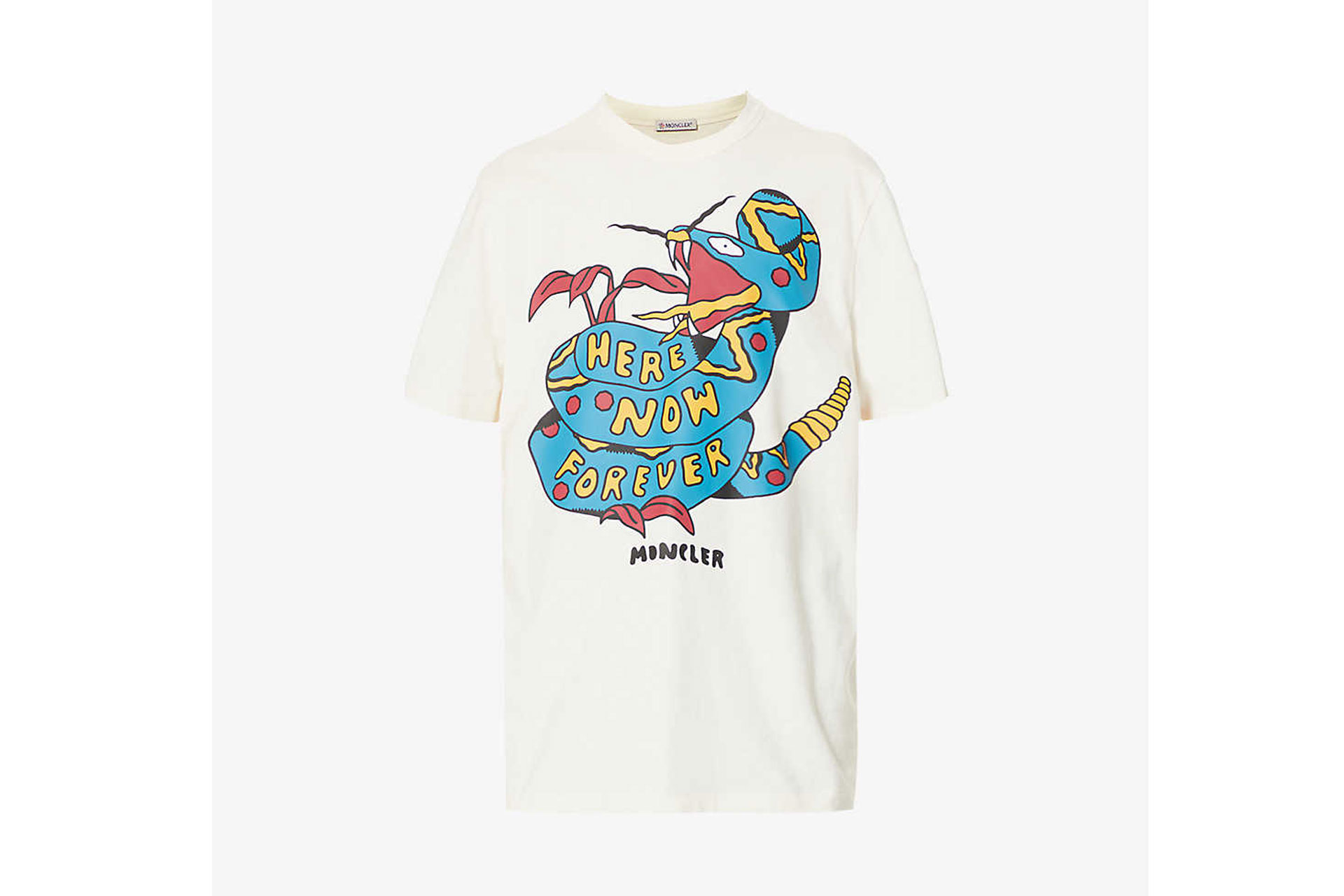 Moncler Snake-print cotton-jersey T-shirt