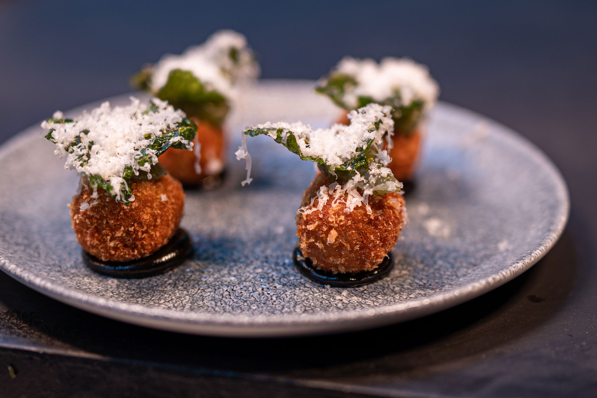 Food at Fallow restaurant