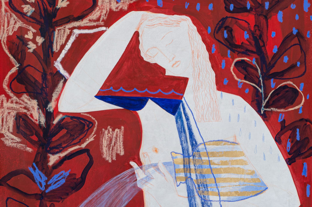 The Healing Wound Exhibition - Detail of painting