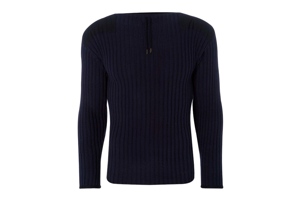 N. Peal 007 Ribbed Army Sweater