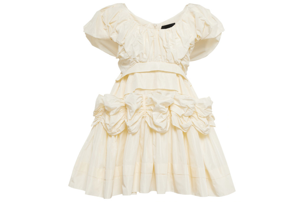 Puff sleeve mini dress