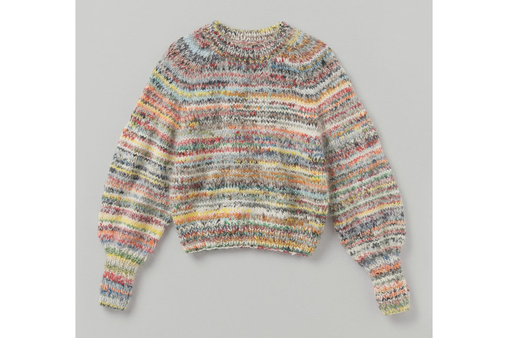 TOAST Remnant Yarn Hand Knitted Sweater