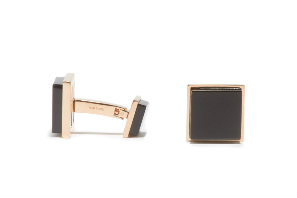 Tom Ford Onyx & 18kt gold cufflinks
