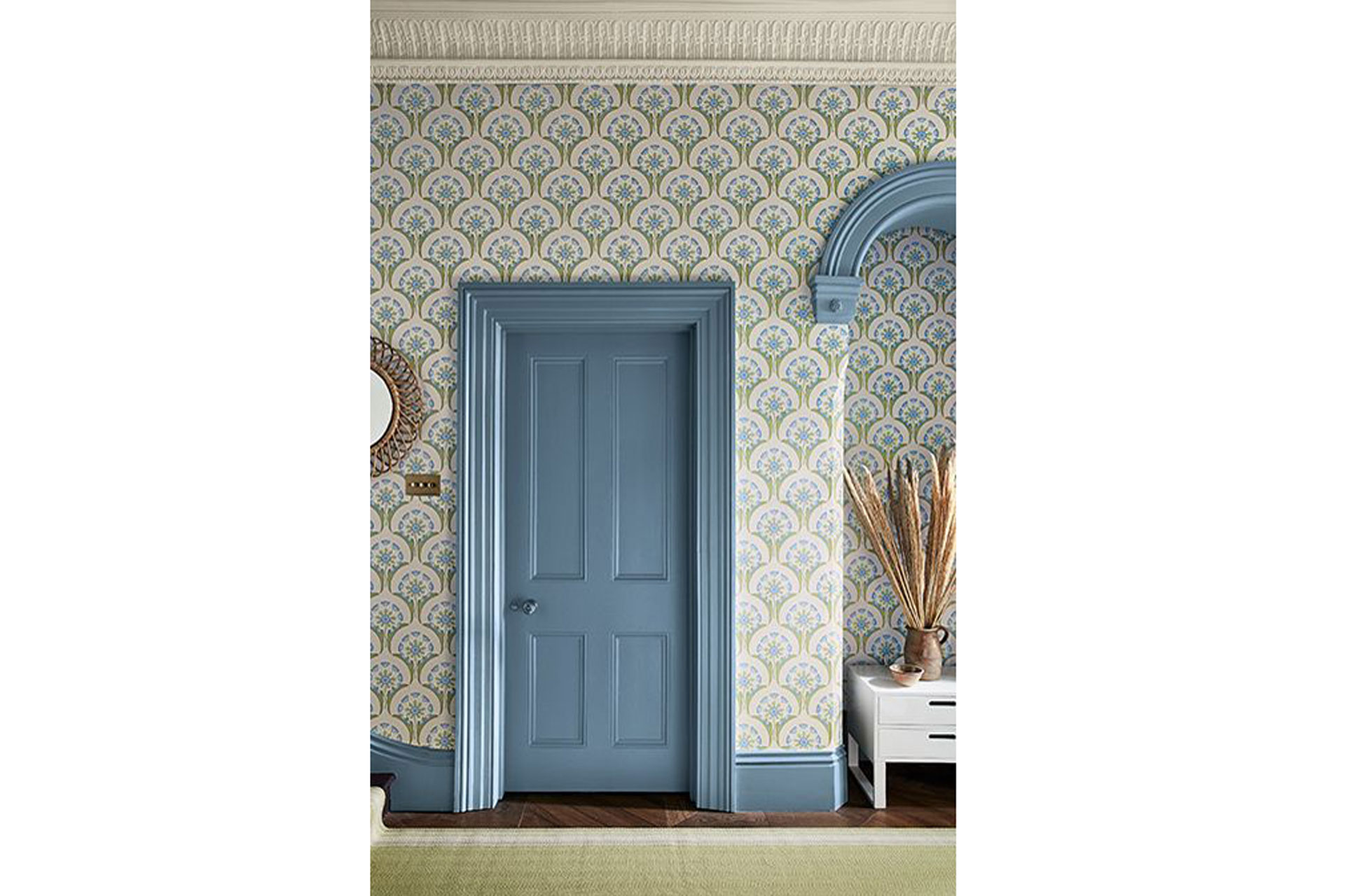 Little Greene Hencroft Blue Primula
