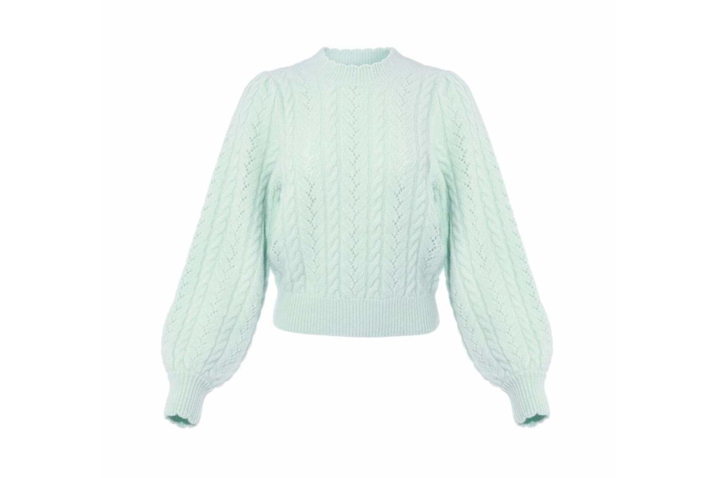 needle & thread Pretty Cable Midline Jumper