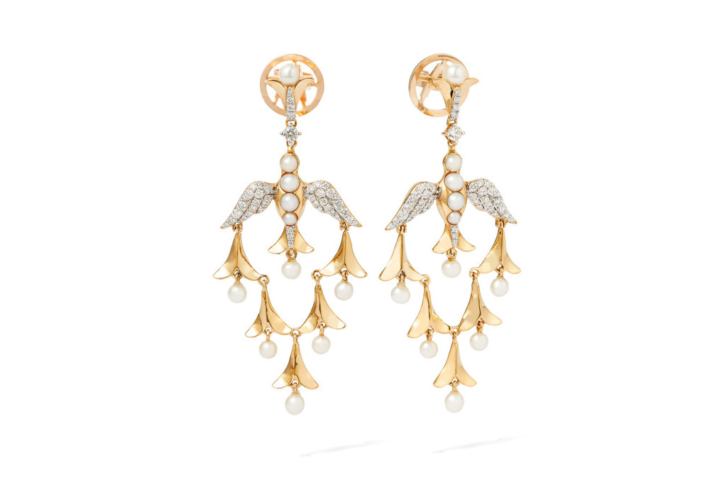 Annoushka x Alice Temperley - Dove Chandelier earrings, £8,200