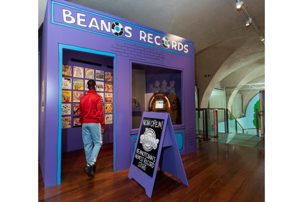Beanos Records, curated by Bob Stanley, as part of Beano The Art of Breaking the Rules at Somerset House (c) Stephen Chung for Somerset House