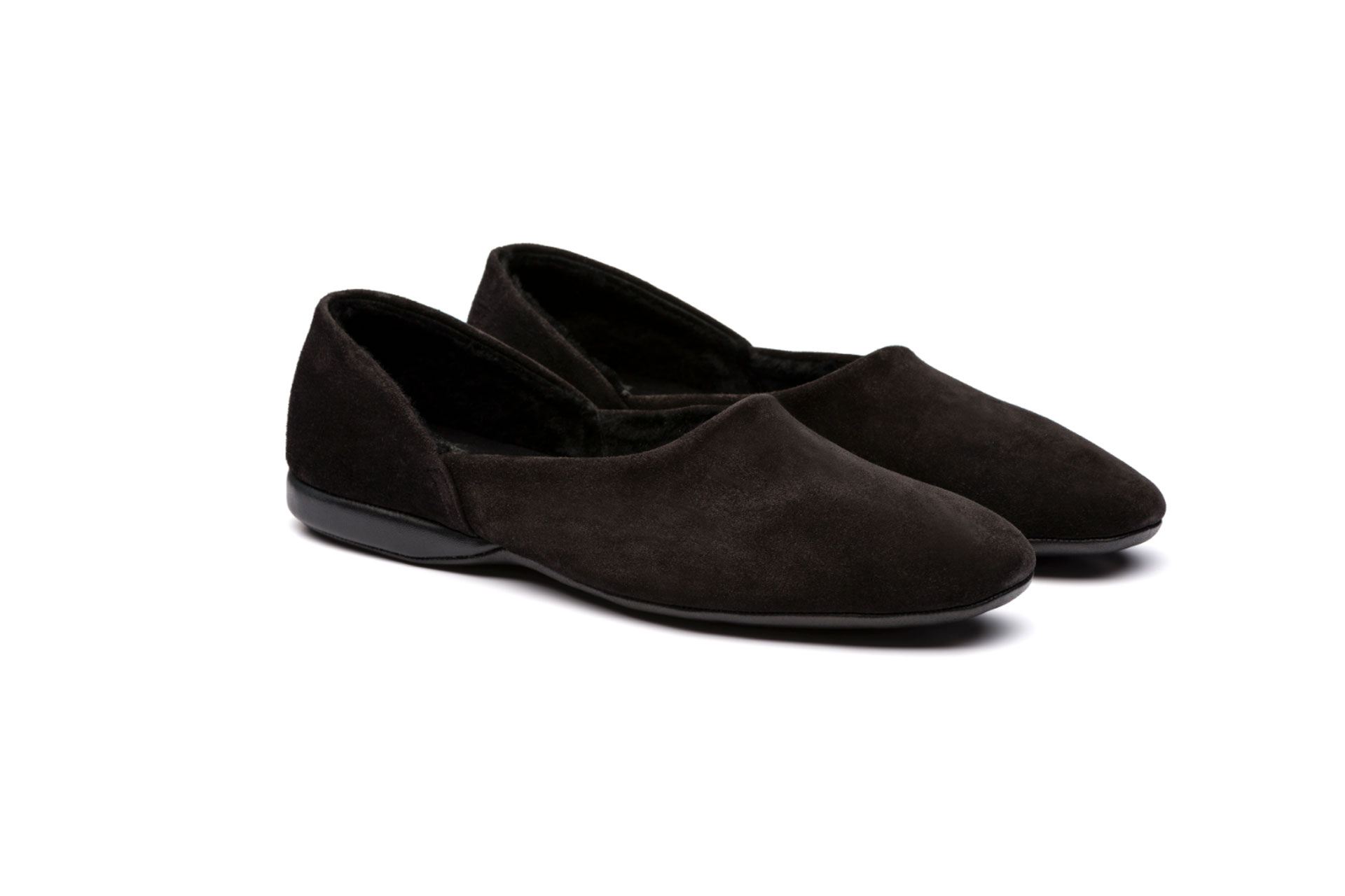Church’s Jason 03 Suede Grecian Slipper Black