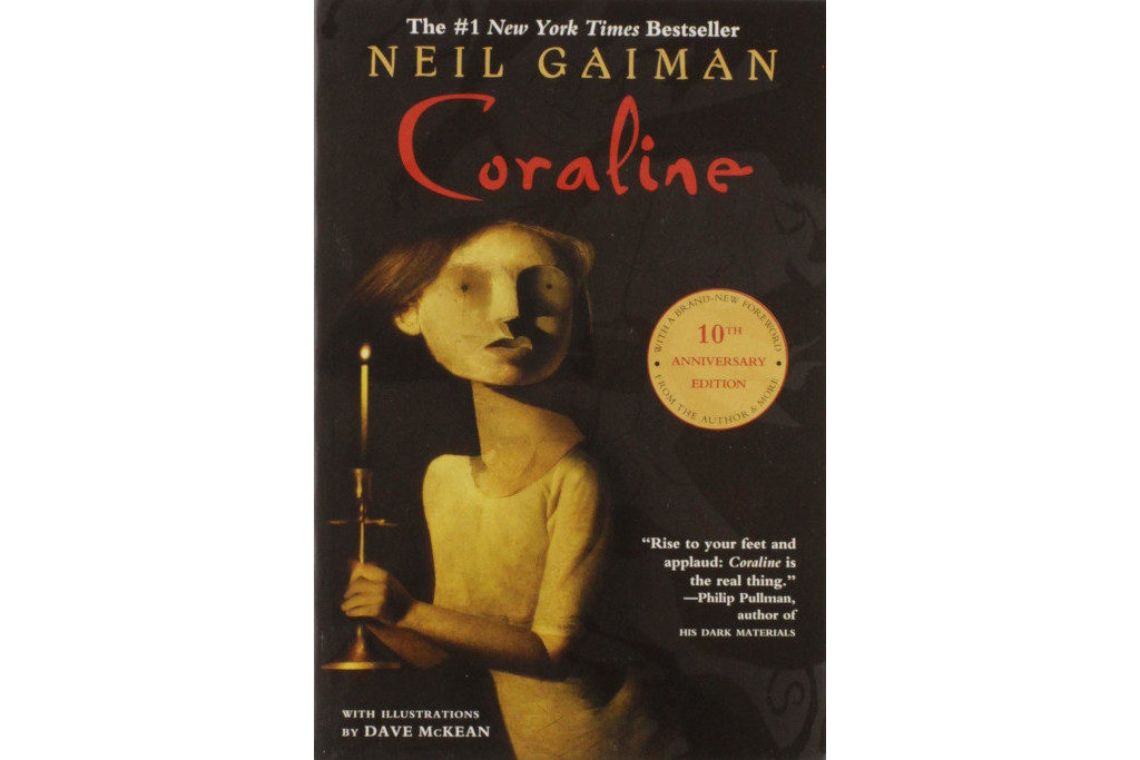 Coraline by Neil Gaiman book cover