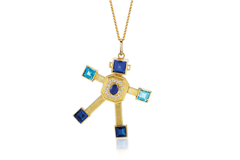 Denim Van Robot pendant, £2,750