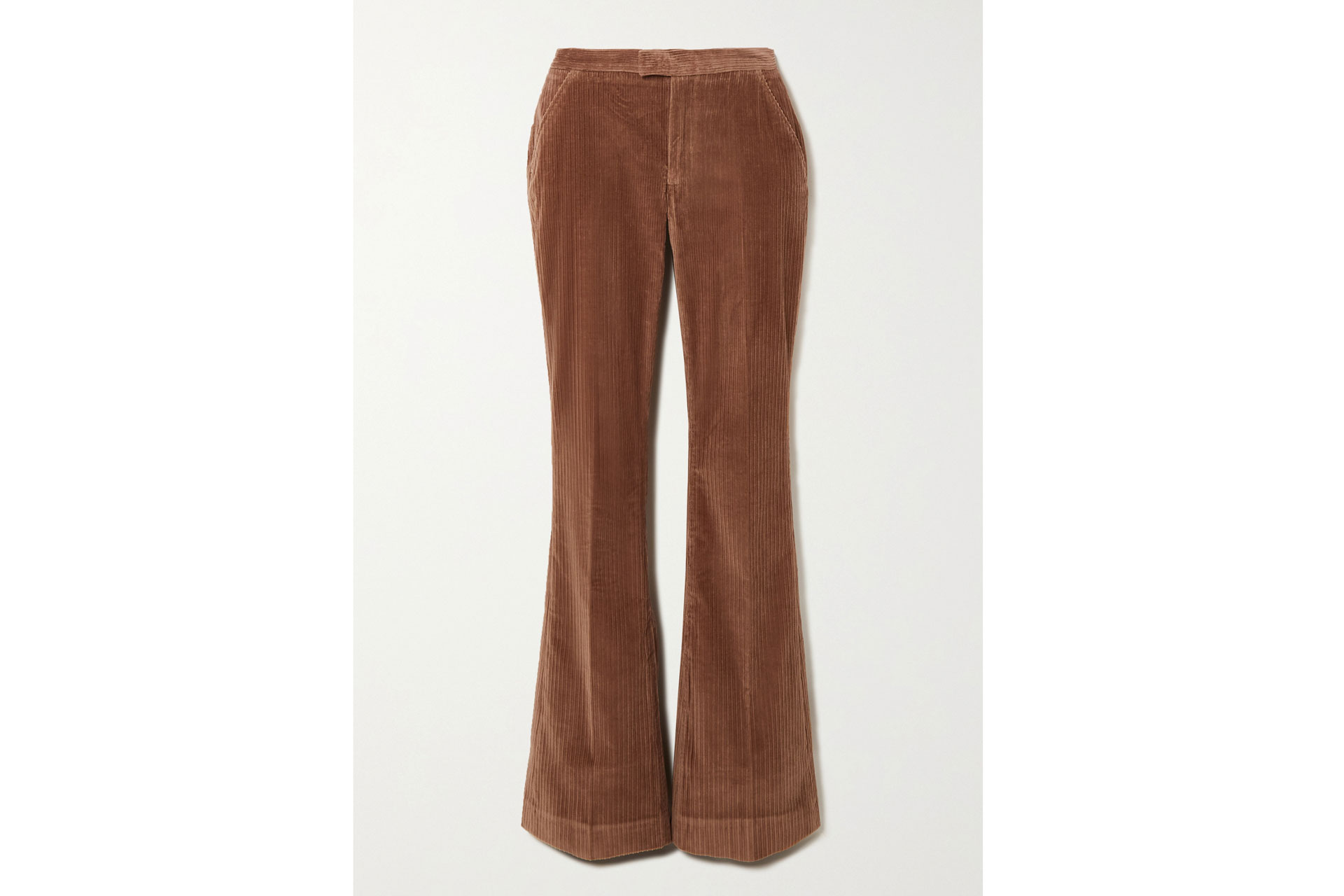Frame Le Serge Stretch-Cotton Corduroy Flared Pants