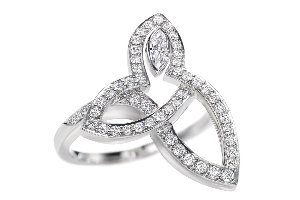 Harry Winston Lily_Cluster_Ring_Platinum