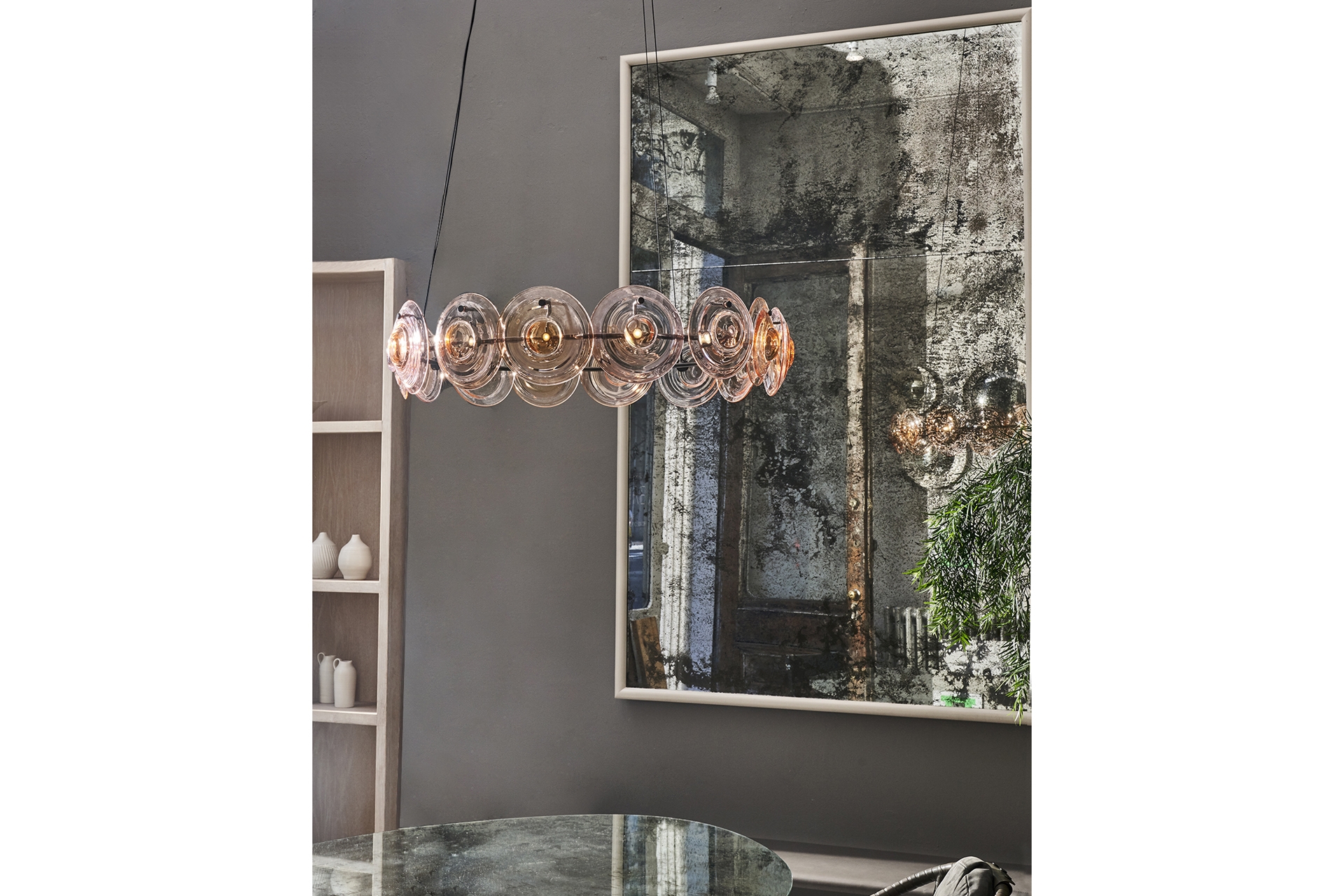 Ochre Cosmos chandelier