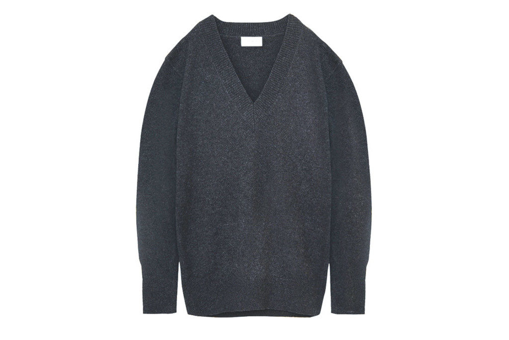 The V NECK, Charcoal, Made in London, £175