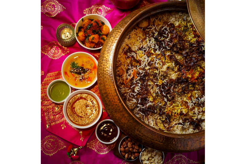 Spread of Diwali food