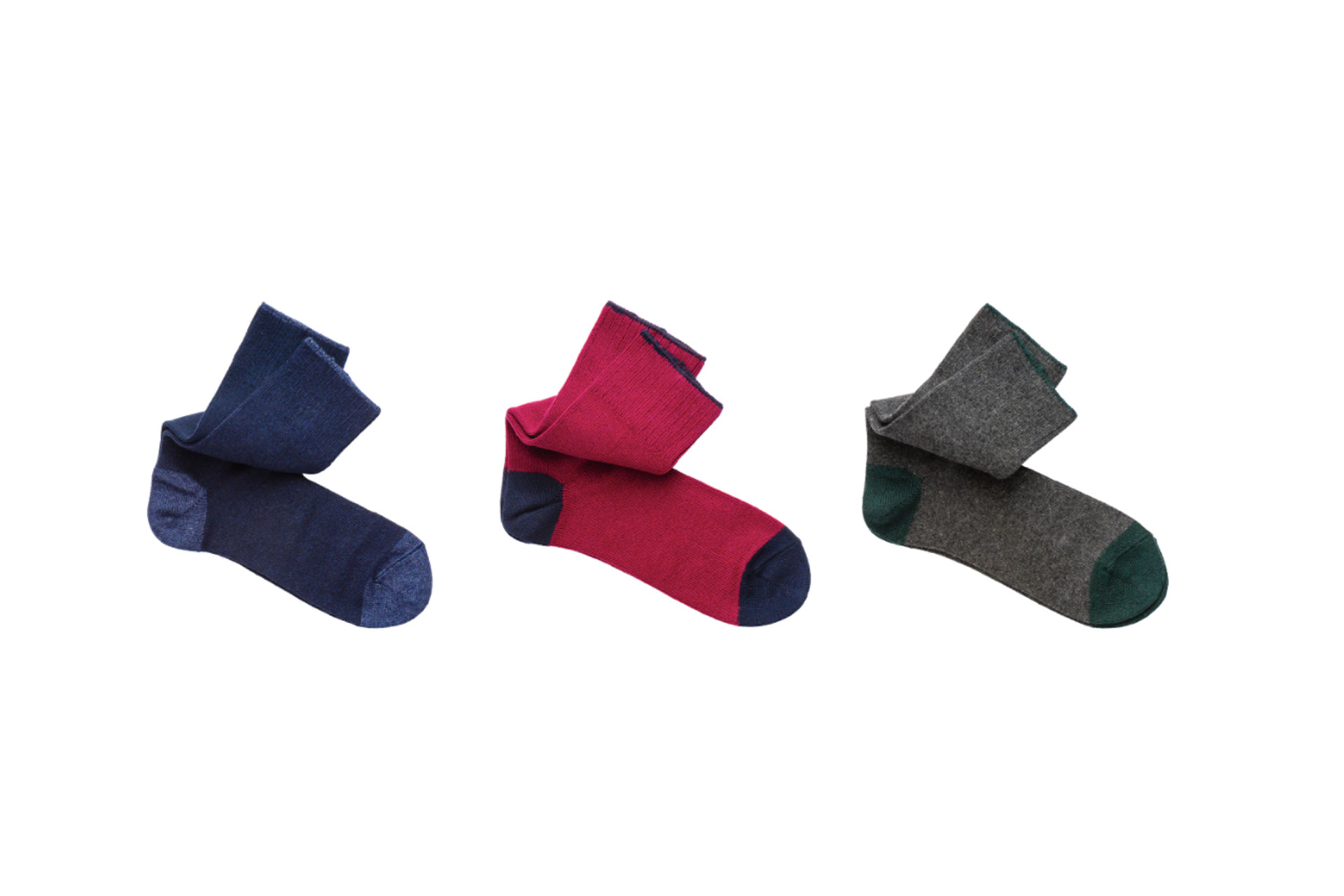 Church’s Three-Pack Socks Cashmere Short Blue