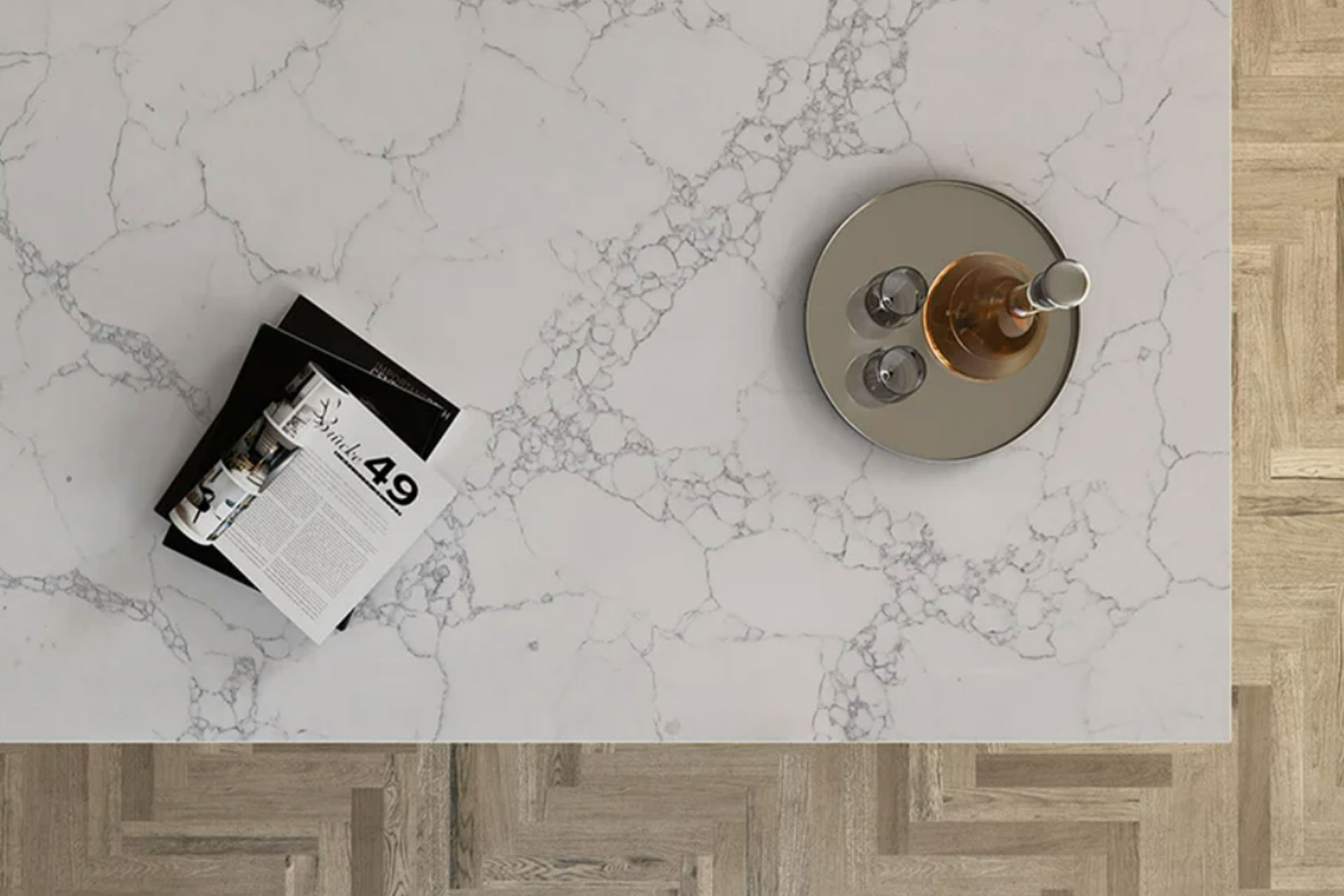 Birds Eye View of Gemini Worktops
