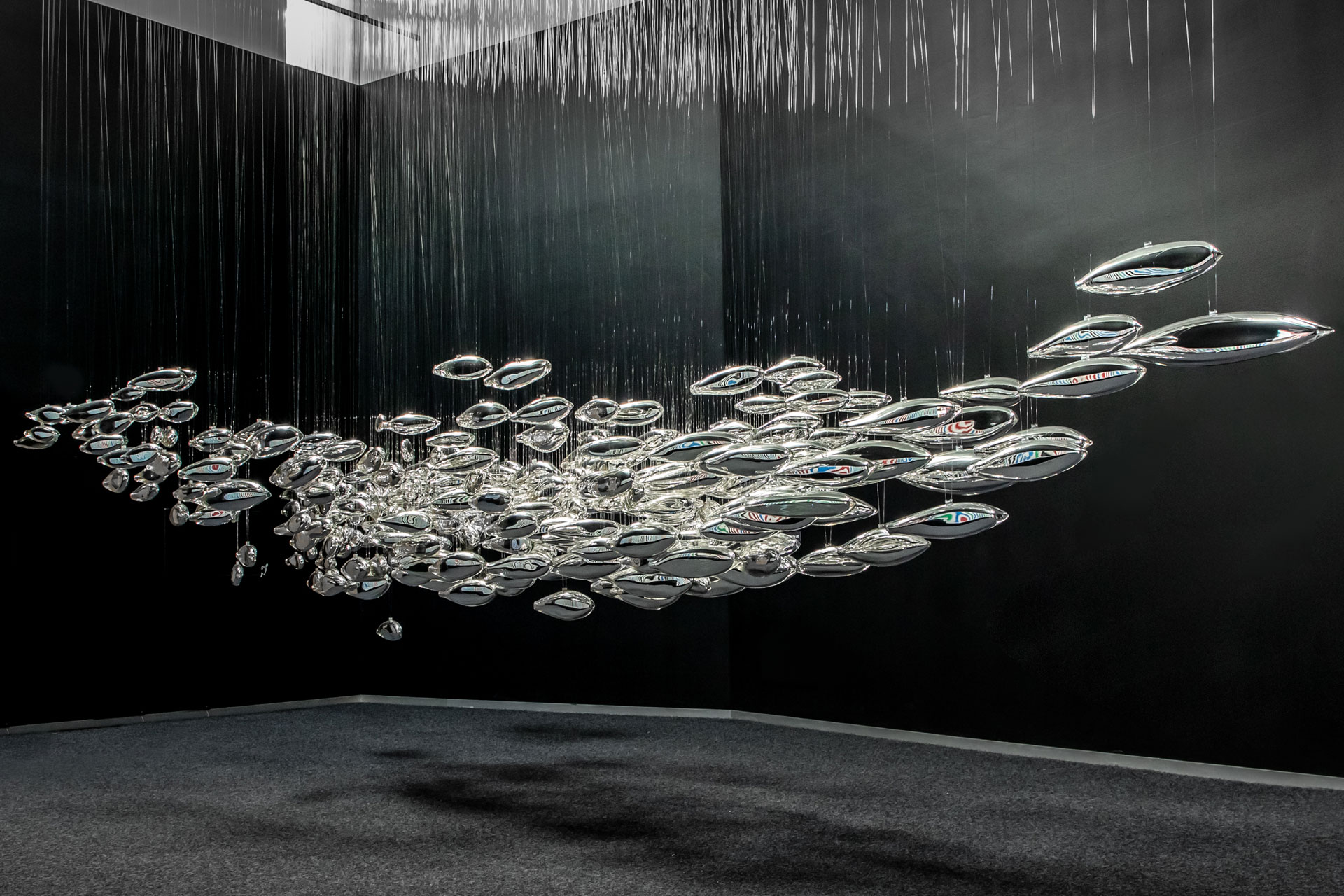 Meet COP26’s Shimmering Salmon Installation