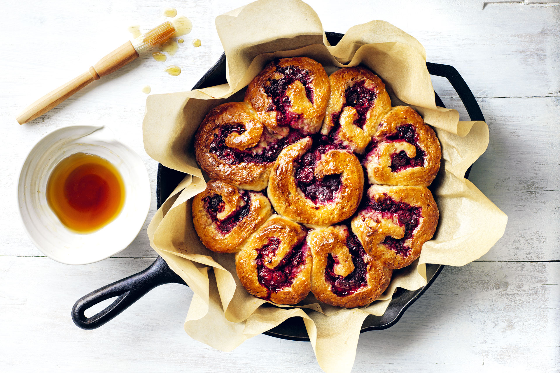 Donna Hay’s Raspberry Yoghurt Scrolls