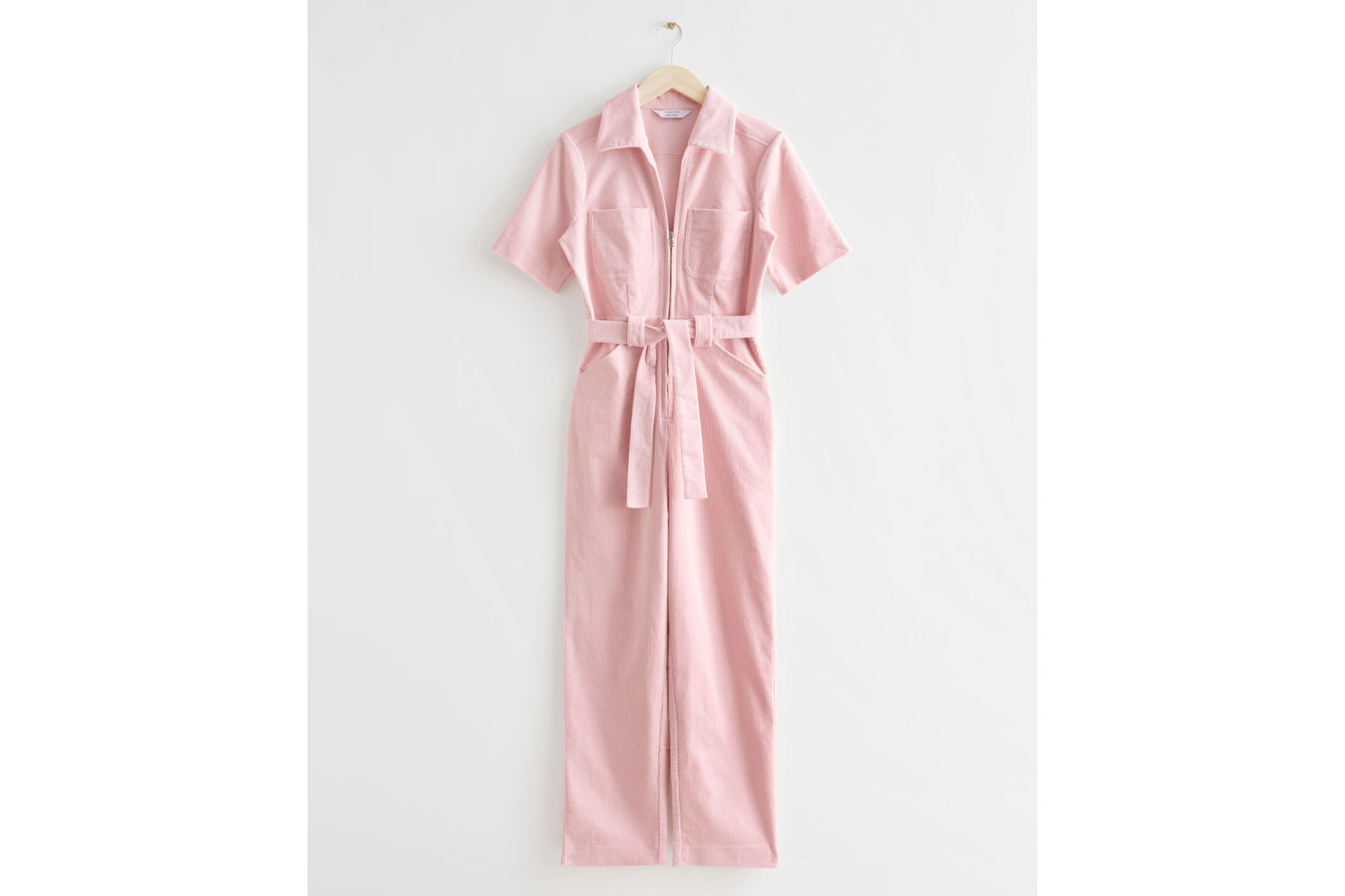 & Other Stories Belted Corduroy Jumpsuit