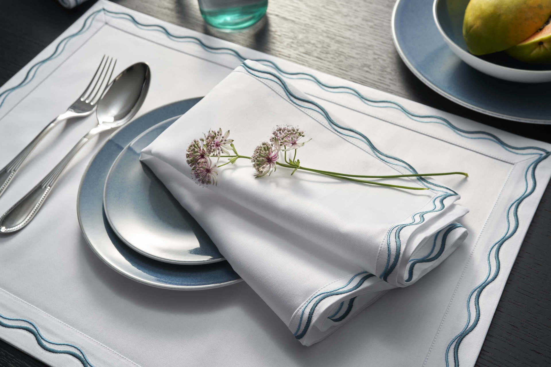 AQUATIQUE heirlooms linens