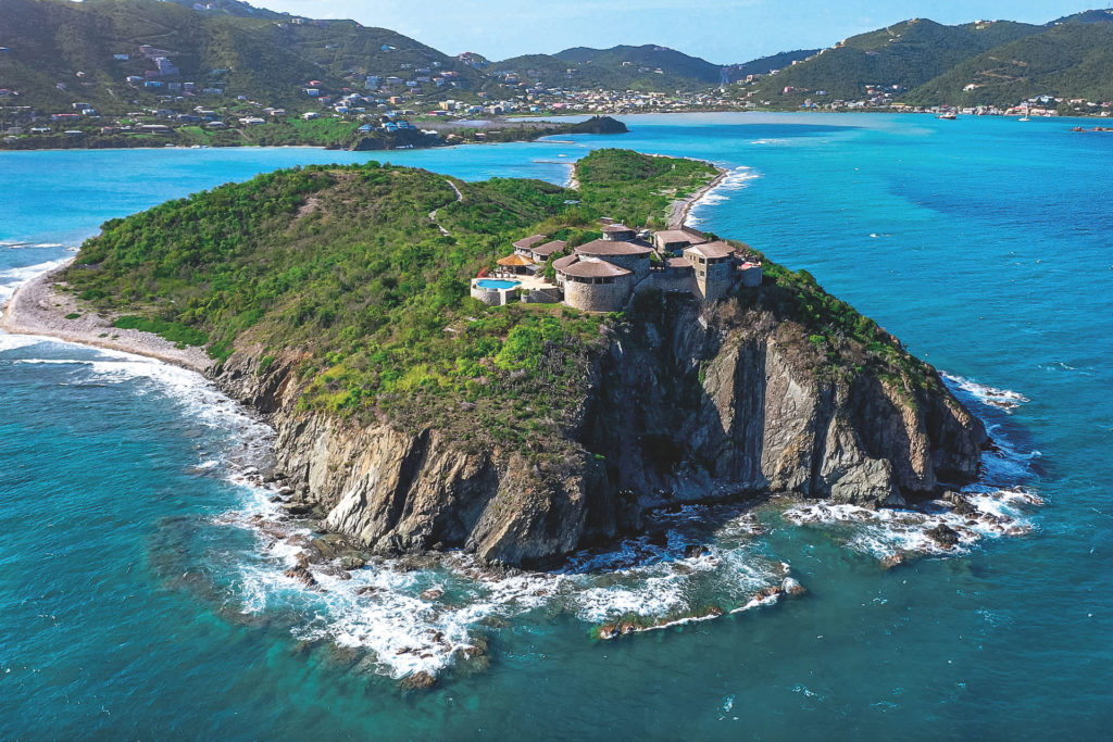 AERIAL BVI WINTER SUN