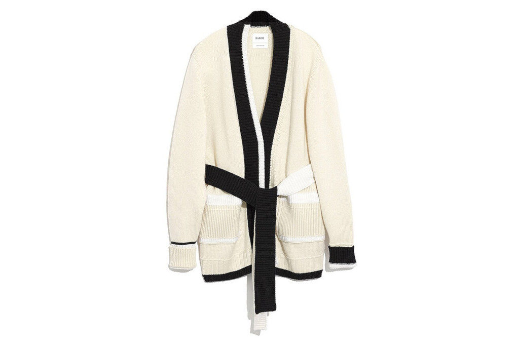 Belted cashmere cardigan