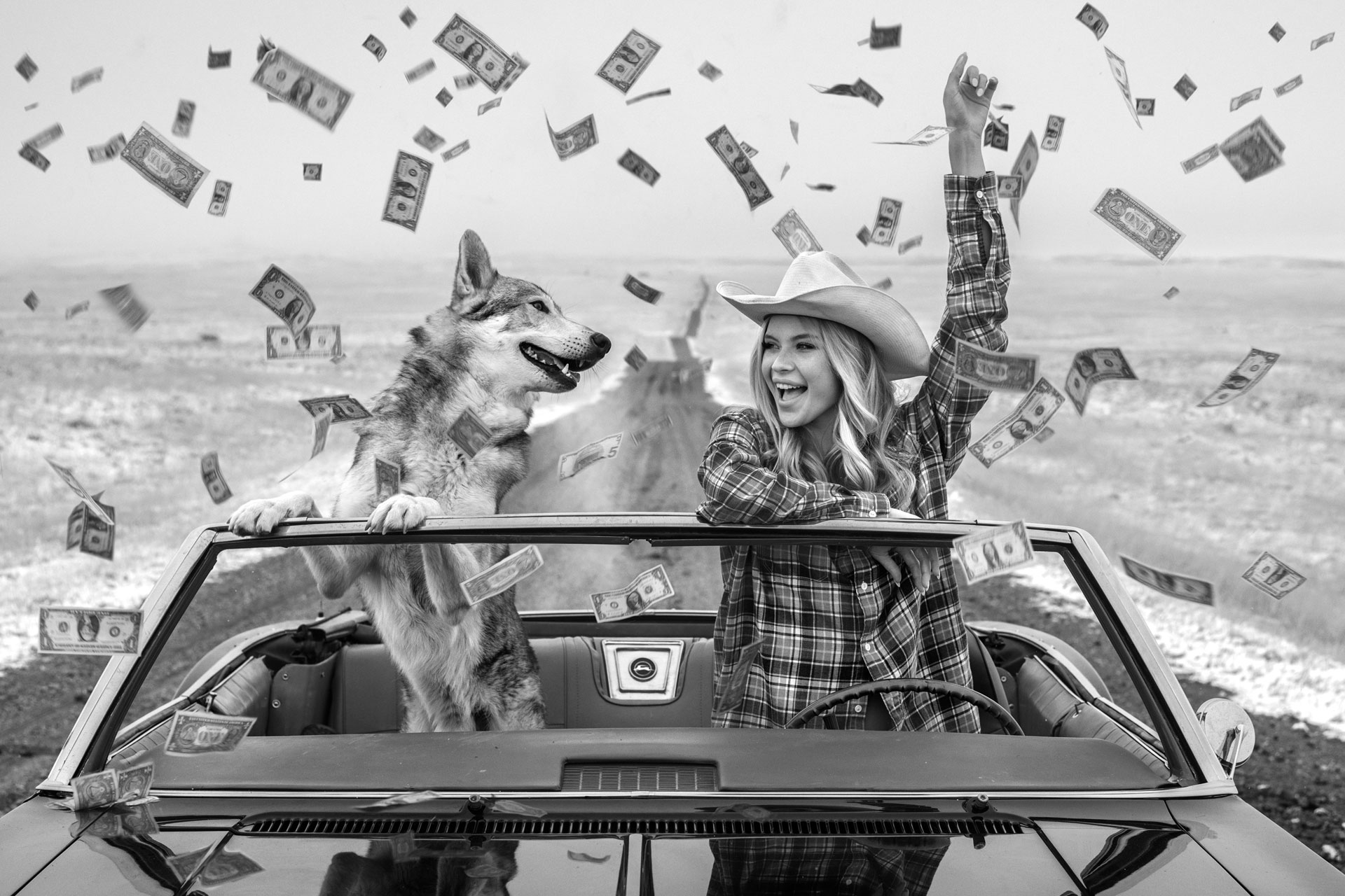 Fargo - (Josie), by David Yarrow - 2020, Courtesy of Maddox Gallery