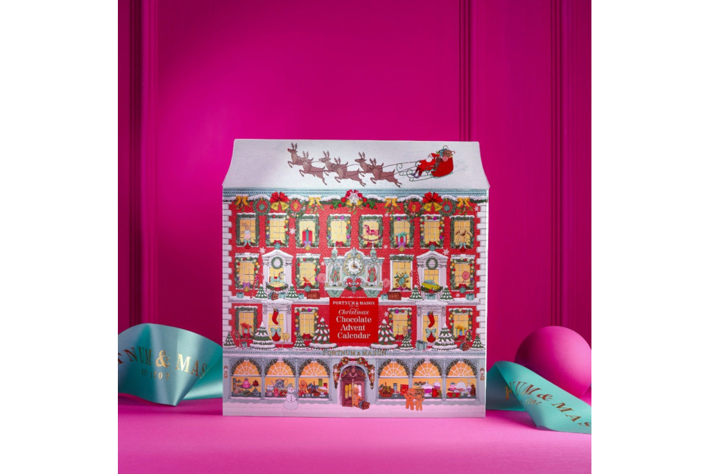 House-shaped advent calendar