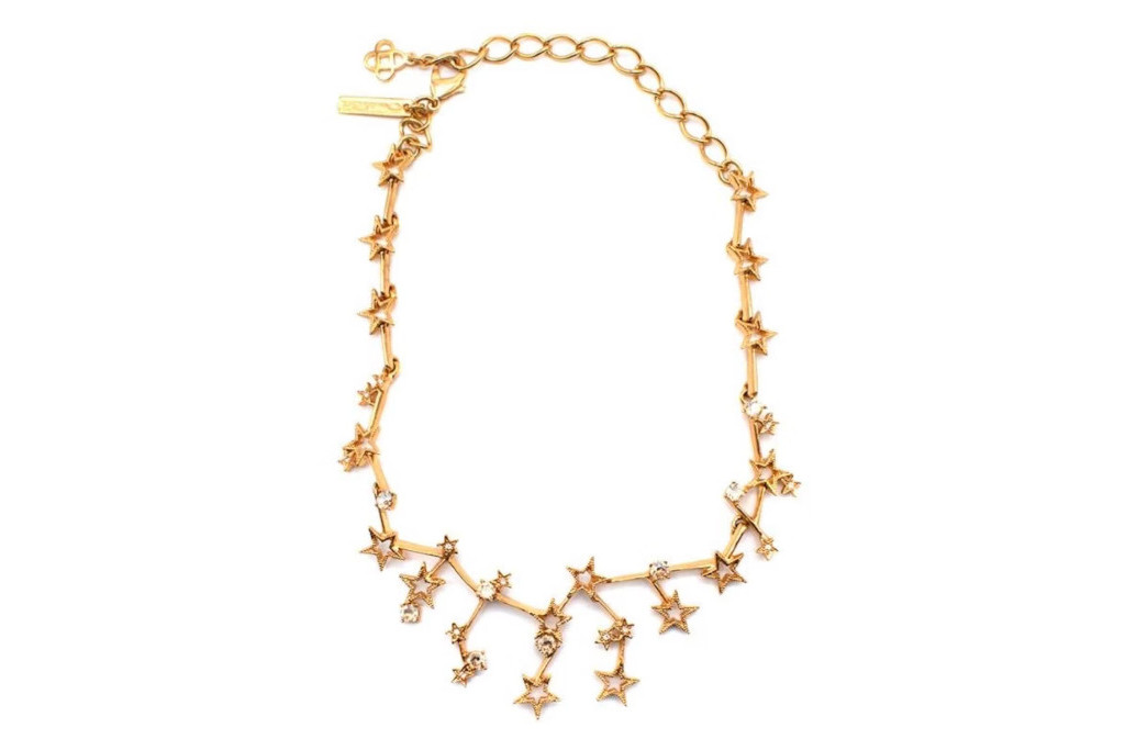 Gold star necklace