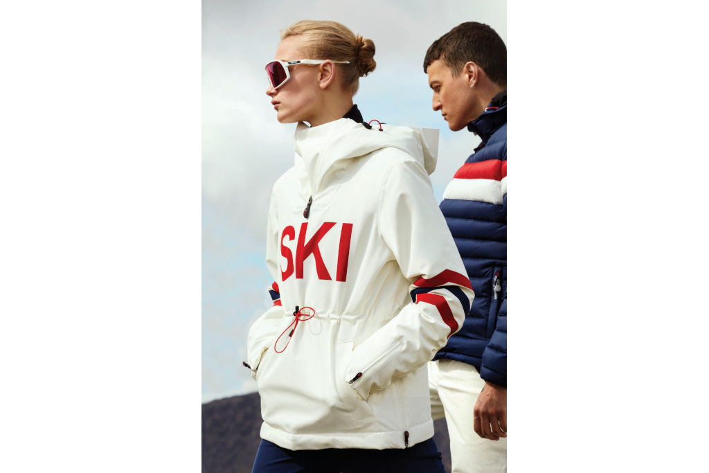 Perfect Moment, models in ski gear