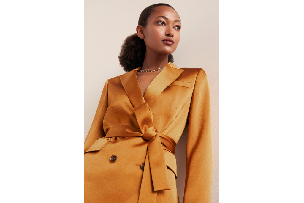 Almeida Jacket Caramel Satin