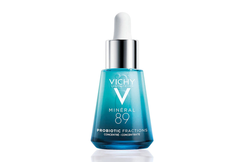 Vichy blue bottle