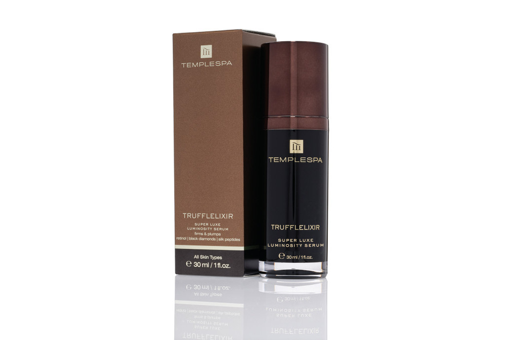 Brown Temple serum and box