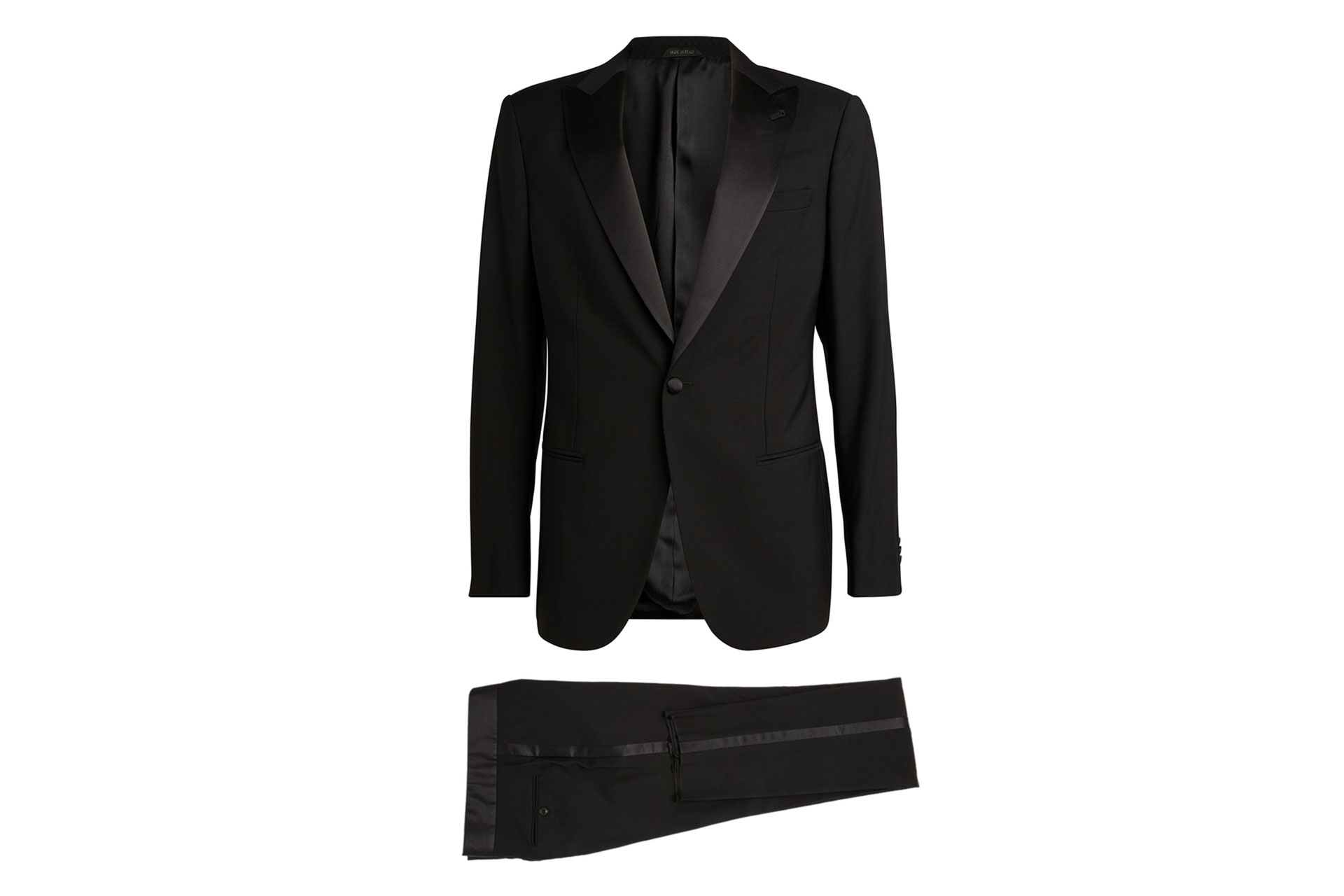 Giorgio Armani Silk-Trimmed Tuxedo Suit
