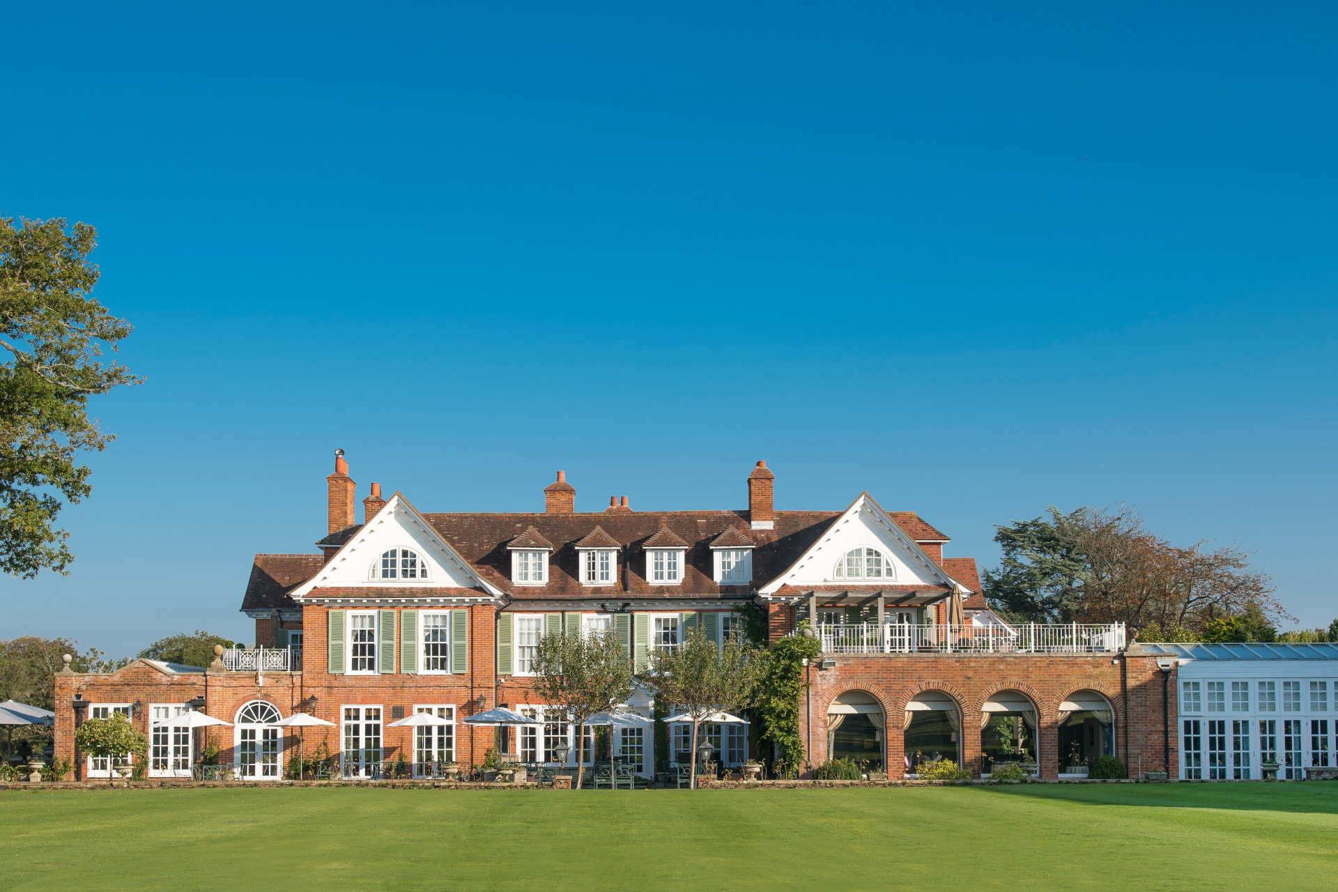 Chewton Glen hotel exterior shot